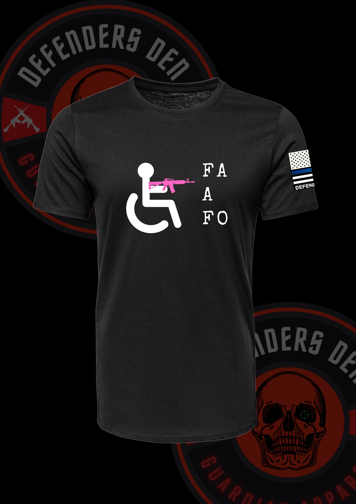 Disabled Veteran Fuxk Around and Find Out Tee or Hoodie