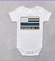 Blue Line Baby Onsie